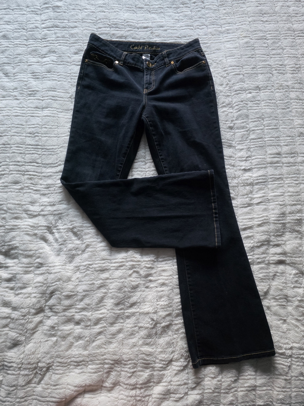 Cache Premium Dark Blue Women's Bootcut Jeans